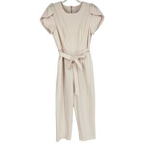 Elegant Cream Jumpsuit